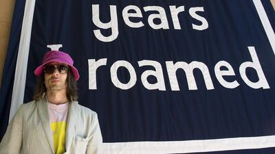 The British artist Jeremy Deller outside his exhibition English Magic at then British Pavilion, 55th International Art Exhibition last year in Venice, Italy. Marco Secchi / Getty Images