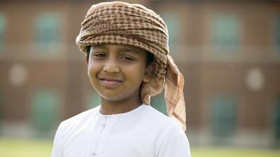 Yusuf Batha, 10, who is deaf, has been praised for his academic achievement by the US president Barack Obama. Whitney Curtis for The National