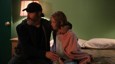 Joaquin Phoenix plays Joe, a military veteran turned hired gun. Courtesy Front Row Entertainment