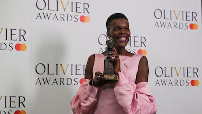 Sheila Atim, winner of the Best Actress award for "Constellations". Reuters