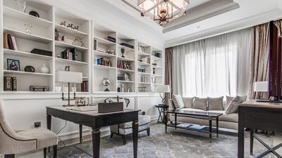 The fixtures and fittings throughout the villa have been tastefully chosen in keeping with the five-star experiences many Gulf residents are used to. Courtesy Luxhabitat