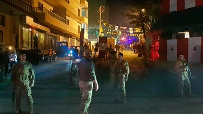 At least 12 people were injured. AP Photo