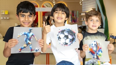 Super Duper Studio in Al Quoz, Dubai, allows children to dress up and perform on stage in various guises. Photo: Super Duper Studio