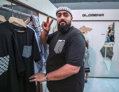 Ziad Al Zaanon is the co-owner of Alwan apparel. Victor Besa / The National