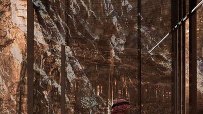 The elevators make the most of the dramatic surroundings. Courtesy Jean Nouvel