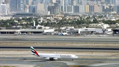 Dubai International Airport handled 34.67 million passengers in first half of this year, an increase of 6.2 per cent year-on-year. Stephen Lock / The National