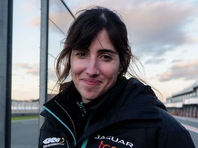 Cristina Manas is a performance engineer for the Jaguar TCS Racing Formula E team. Photo: Formula E