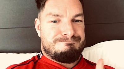 Simon Collingwood has been in hotel quarantine in Italy for six days