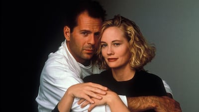 Bruce Willis and Cybill Shepherd in Moonlighting. Courtesy: ABC Photo Archives