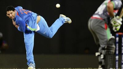 Yuvraj Singh, a spinning all-rounder himself, thinks Indian slow bowlers can turn the game against Australia on their home turf in Sydney. Philip Brown / Reuters