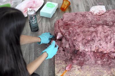 Dubai, United Arab Emirates - July 19th, 2018: Living on Mars workshop that is being held at the Dubai Institute of Design and Innovation. Thursday, July 19th, 2018 at Dubai Design Distrct, Dubai. Chris Whiteoak / The National