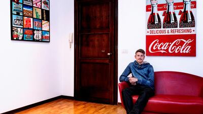 Andrea has no credit cards, as he prefers to stick with cash or pre-paid card.