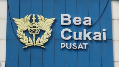 Indonesia’s Directorate General of Customs and Excise in Jakarta. The country has struck a 'significant' trade deal with the US. AFP