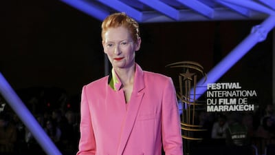 Jury president Tilda Swinton attends the opening ceremony of the 18th edition of the Marrakech International Film Festival on November 29, 2019. Reuters