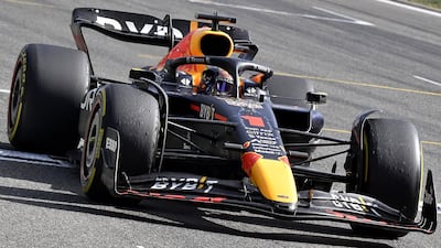 Dutch Formula One driver Max Verstappen of Red Bull Racing crosses the finish line to win the Formula One Grand Prix of Belgium at the Spa-Francorchamps race track in Stavelot, Belgium, 28 August 2022. EPA