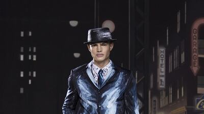 Moschino hand-decorated its autumn / winter 2021 collection, giving it a homemade air. Courtesy Moschino