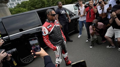 US rapper Tyga arrives to attend the Givenchy show. AFP