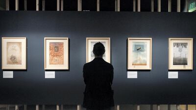 Shorsh Saleh's paintings look into the journey refugees take. IWM