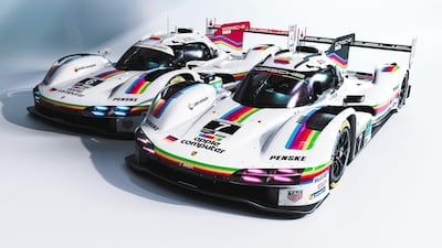 The Porsche vehicles to take part in the race. Photo: Porsche