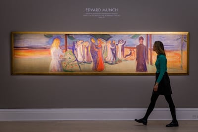 Another restituted work, Edvard Munch’s Dance on the Beach, sold at the Sotheby’s auction for £16.9 million ($20.5 million). Getty Images