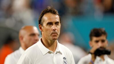 New Real Madrid manager Julen Lopetegui faces Getafe in his first La Liga match in charge. Reuters