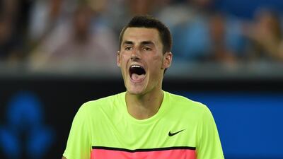 Bernard Tomic of Australia parties harder than he plays at times. MANAN VATSYAYANA / AFP