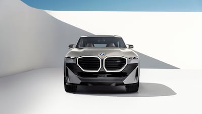 The XM’s face is distinguished by a large twin-nostril grille flanked by eight lights.