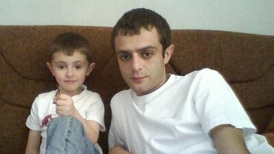 Dubai DJ Joots Krn, real name Karen Balyan, with his son Hayk, who is now 13 years old. Courtesy: Kamo Balyan