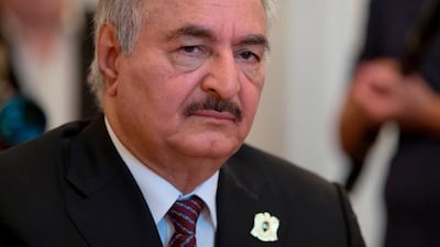 Field Marshal Khalifa Haftar. AP