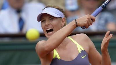 Russia's Maria Sharapova.
