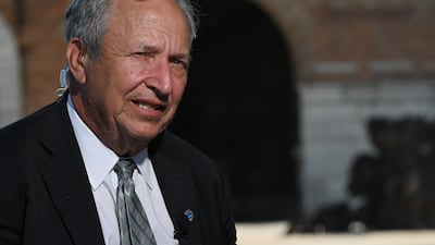 Inflation in the US is still above target, former Treasury secretary Lawrence Summers says. AFP