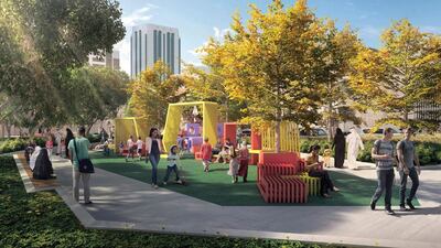 Sixteen parks will be revamped and four new ones will be built in Abu Dhabi, Al Ain and Al Dhafra. Courtesy: Courtesy: Department of Municipalities and Transport