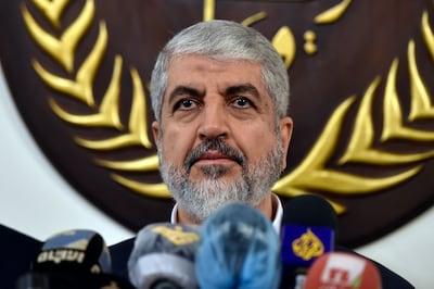 Khaled Meshaal was the leader of Hamas's political bureau until 2017. EPA