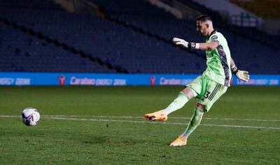 Kiko Casilla converts for Leeds in a penalty shootout defeat to Hull City. Reuters
