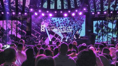 DJ Aboud Rogeh was among the performers on the night. Victor Besa / The National