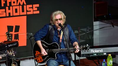 Daryl Hall performed 'Gloryland' for the 1996 World Cup in the US. AFP
