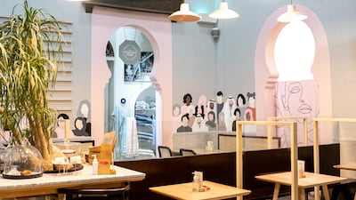 The interiors at Boston Lane are bohemian and there are artisan market stalls in the same building. Photo: Boston Lane