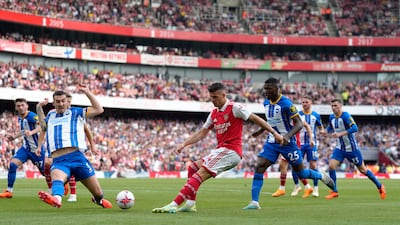 Granit Xhaka 5: Has been the heartbeat of Arsenal’s title challenge but lost battle in centre of park and both centre-midfielders were replaced midway through second half as Gunners chased game. AP