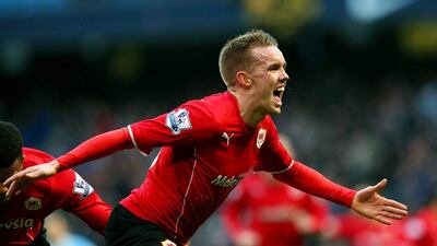 Right midfield: Craig Noone. Cardiff. The former roofer tormented Manchester City and deserved his goal at the Etihad Stadium. Alex Livesey / Getty Images