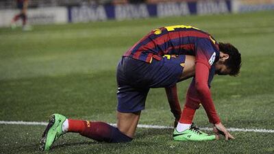 Barcelona were uncharacteristically beaten 3-1 by Real Sociedad. Alvaro Barrientos / AP Photo