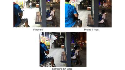 A night scene along Hamdan Street in Abu Dhabi. Delores Johnson / The National