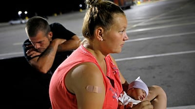 The story of Luke's birth is just one amid the chaos that life has become in areas of the Florida Panhandle hit hardest by Michael.