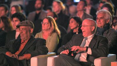Audience members enjoy the opening night