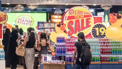 Shopping in Dubai's Mall of The Emirates the day before Eid al Adha.
