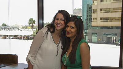 Yasmin El-Rouby, a Canadian eye doctor, and Ahlaam Ali, a British nutritionist, have been shortlisted as potential winners of the Creativity for a Cause competition. Jeffrey E Biteng / The National