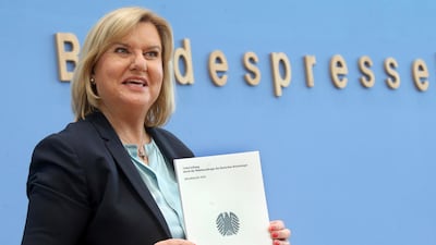 Eva Hoegl, the German Federal Parliament’s commissioner for the military, presented her first annual report this week. AP