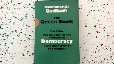 The Green Book by Muammar Al Gaddafi. Mohamad Ali Harisi / The National