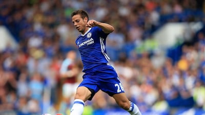 Cesar Azpilicueta of Chelsea in action during the Premier League match between Chelsea and Burnley at Stamford Bridge on August 27, 2016 in London, England. Ben Hoskins / Getty Images