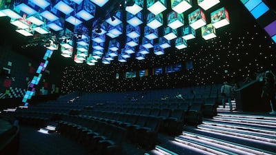 The LazyTown theatre seating.