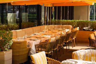 The dining room is elegant yet intimate. Photo: Jamavar Dubai